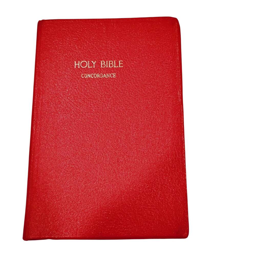 Vintage Revised Standard Version Melton Holy Bible Concordance Red Cover USA